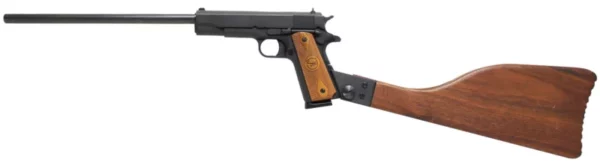 Iver Johnson Arms 1911A1CARBINE 1911 A1 Carbine 45 ACP 8+1 16.13" Black Oxide Black, Oxide Steel Receiver, Walnut Wood Removable Stock, Walnut Diamond Checkered Grip
