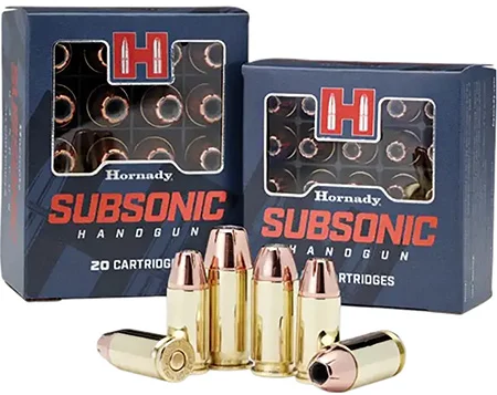 Hornady .45 ACP 230gr SUBSONIC – 20rd