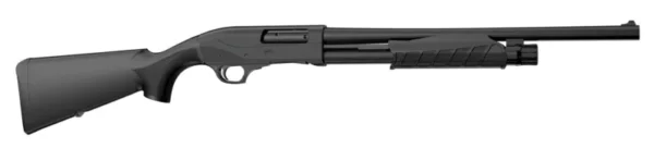 Retay USA GPSTAC18 GPS Tactical Inertia Plus 12 Gauge with 18.50" Deep Bore Drilled Barrel, 3" Chamber, 5+1 Capacity, Matte Black Metal Finish & Black Synthetic Stock Right Hand (Full Size)