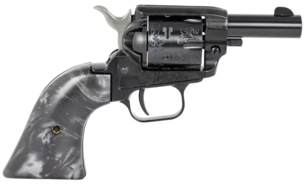 Heritage Mfg BK22B2BPSCLS2 Barkeep  Exclusive Grip 22 LR 6 Shot, 2" Black Steel Barrel, Black Zinc Alloy Frame, Black Engraved Cylinder, Black Pearl Grip, Manual Safety, Exposed Hammer