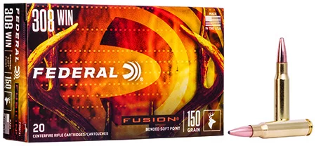 Federal Ammunition .308 Winchester 150gr BONDED – 20rd