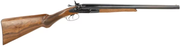Cimarron CB187820 1878 Coach 12 Gauge Break Open 3" Chamber 2rd 20" Blued Barrel, Color Case Hardened Rec with External Hammer, Walnut Furniture, Bead Front Sight