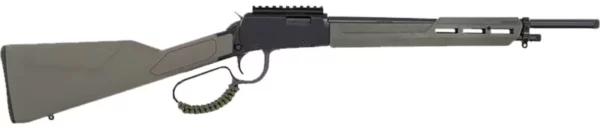 Rossi RL22161STOD Rio Bravo Tactical 22 LR 10+1 16.50" Polished Black Oxide Steel Threaded Barrel, Picatinny Rail Matte Black Aluminum Receiver, Fixed OD Green Synthetic Stock