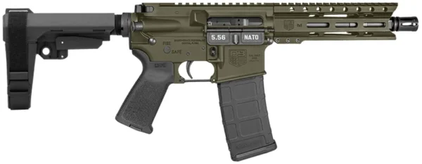 Diamondback DB1913K101 DB15  5.56 NATO 30+1 7" OD Green Cerakote Heavy Barrel 6" M-LOK Handguard 7075-T6 Aluminum SBA3 Brace Magpul MOE Grip