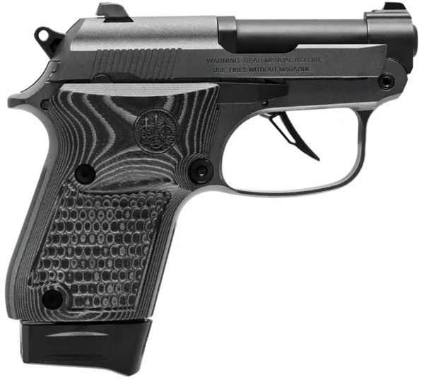 Beretta USA J20X22R8M2 20X Bobcat You're On Your Own  22 LR 8+1 2.40" Black Steel Barrel, Silver Cerakote ELS/Serrated Steel Slide, Black Polymer Frame w/Beavertail, Helica Texture Grip
