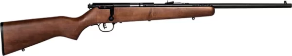 Savage Arms 60702 Mark I G Youth 22 Short/ 22 Long/ 22 LR 1rd 19" Barrel, Satin Blued Metal Finish, Satin Hardwood Stock, AccuTrigger, Right Hand