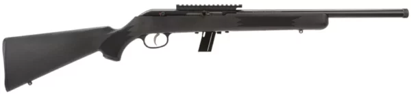 Savage Arms 45110 64 FV-SR 22 LR Caliber with 10+1 Capacity, 16.50" Threaded/Heavy Barrel, Matte Blued Metal Finish, Matte Black Synthetic Stock & Picatinny Rail Right Hand (Full Size)
