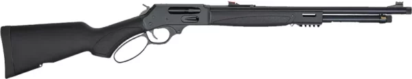 HENRY X MODEL LEVER 45/70 - 19.8" TB BLUED BLACK SYN.